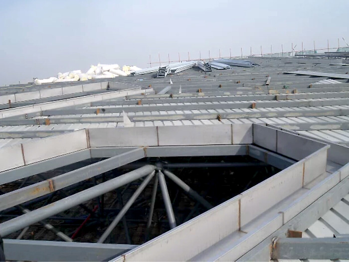 黄海安吉县体育馆网架